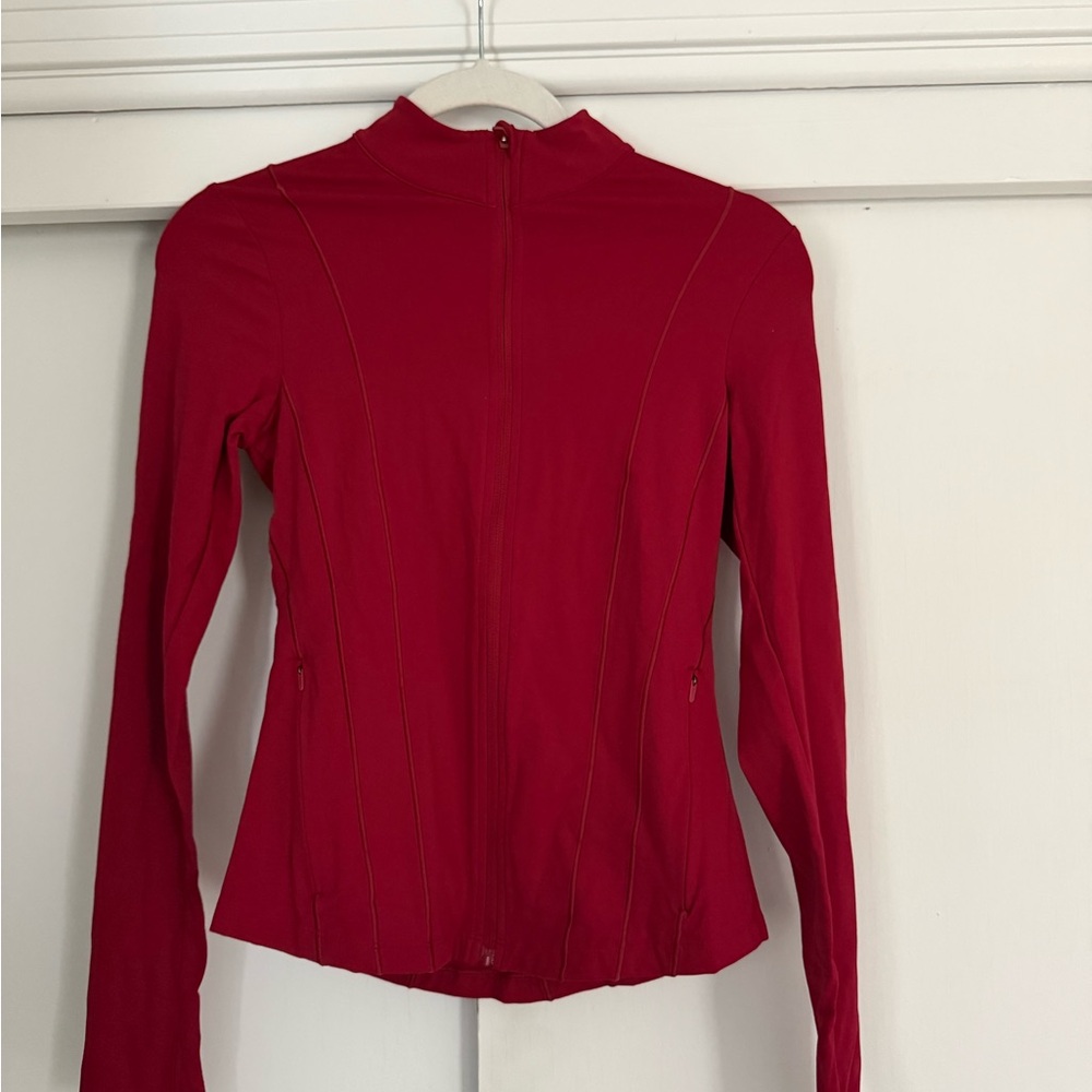 Alia Vibrant Red Jacket